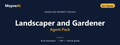Landscaper and Gardener AI agent pack for Claude — 10 AI assistants for a trades and property services business, MayneAI